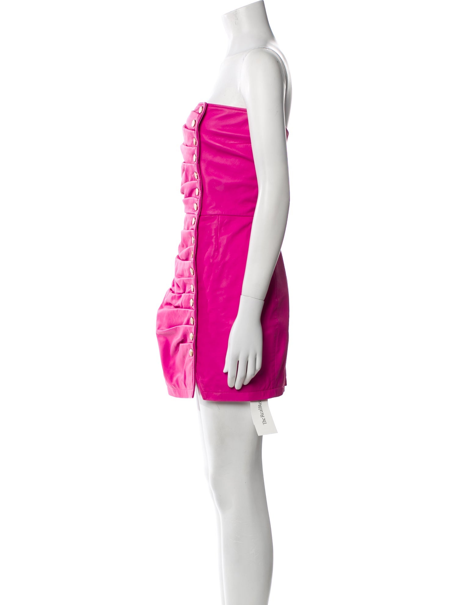 Retrofête Leather Mini Dress