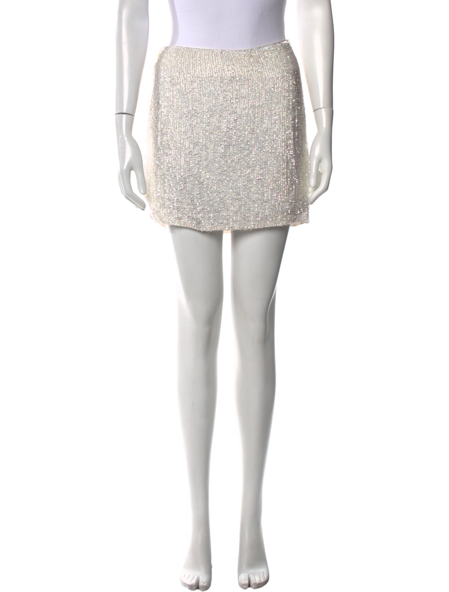 Retrofête Sequin Embellishments Mini Skirt