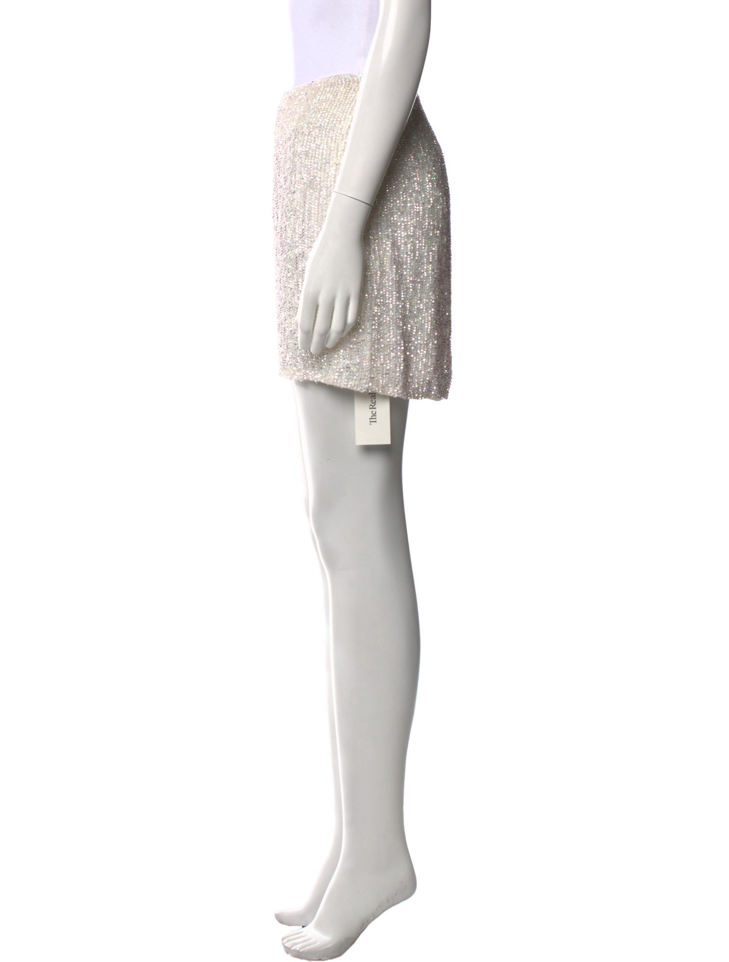 Retrofête Sequin Embellishments Mini Skirt