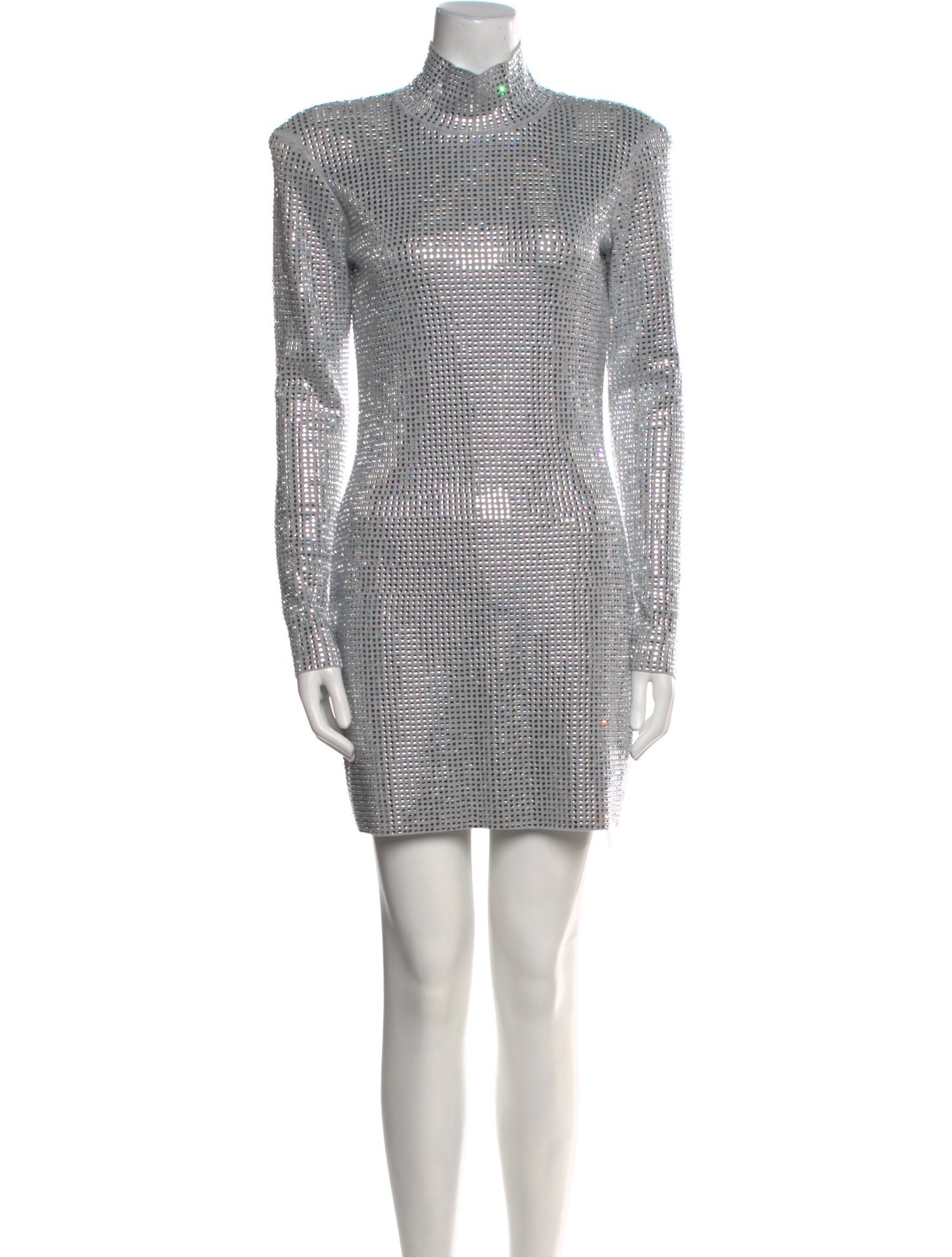 Retrofête Mock Neck Mini Dress