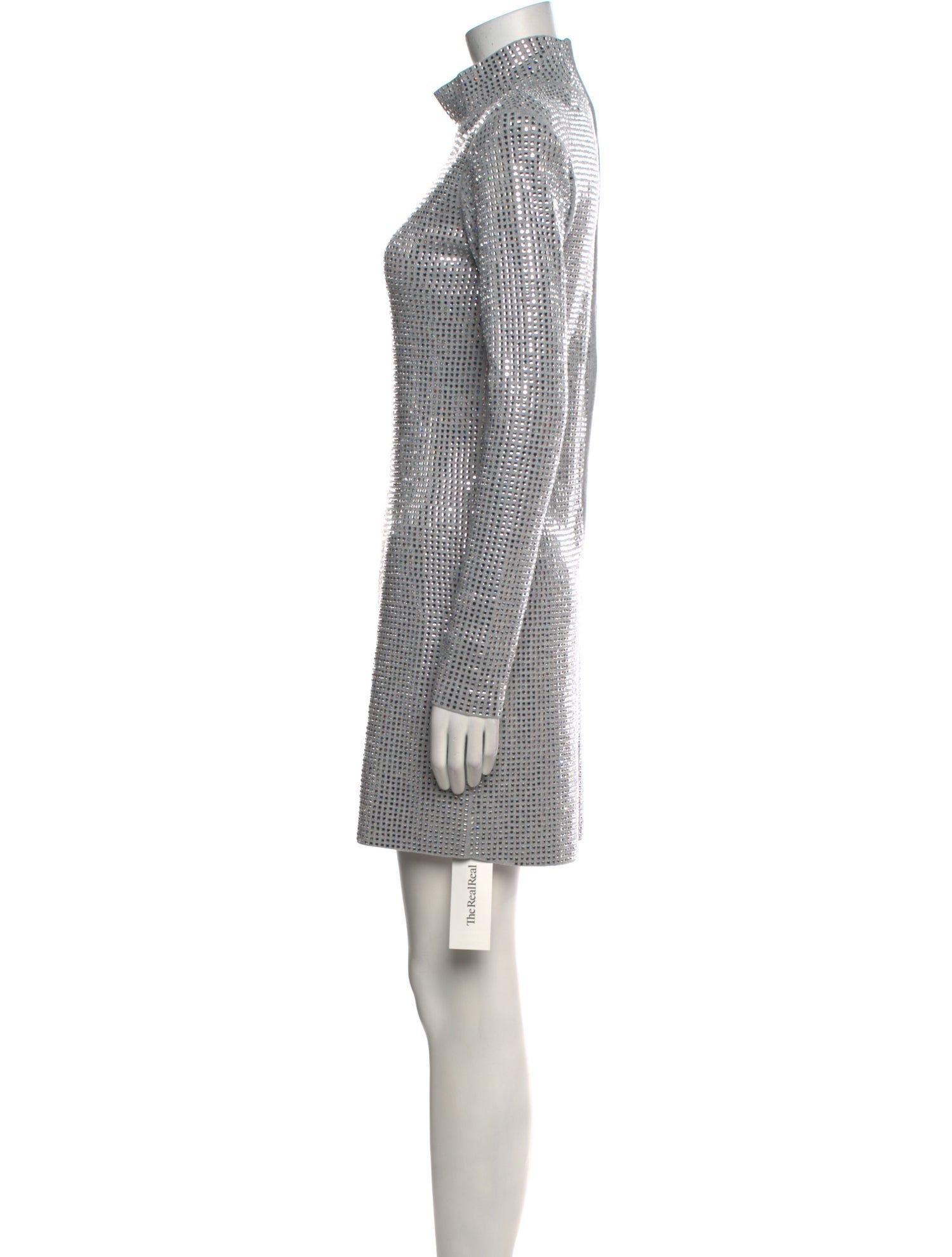 Retrofête Mock Neck Mini Dress