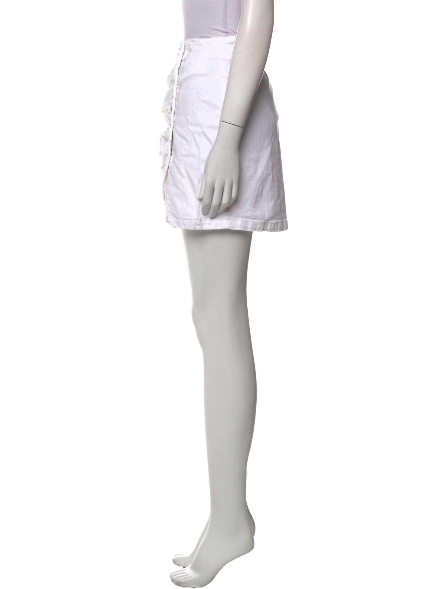 Retrofête Pleated Accents Mini Skirt