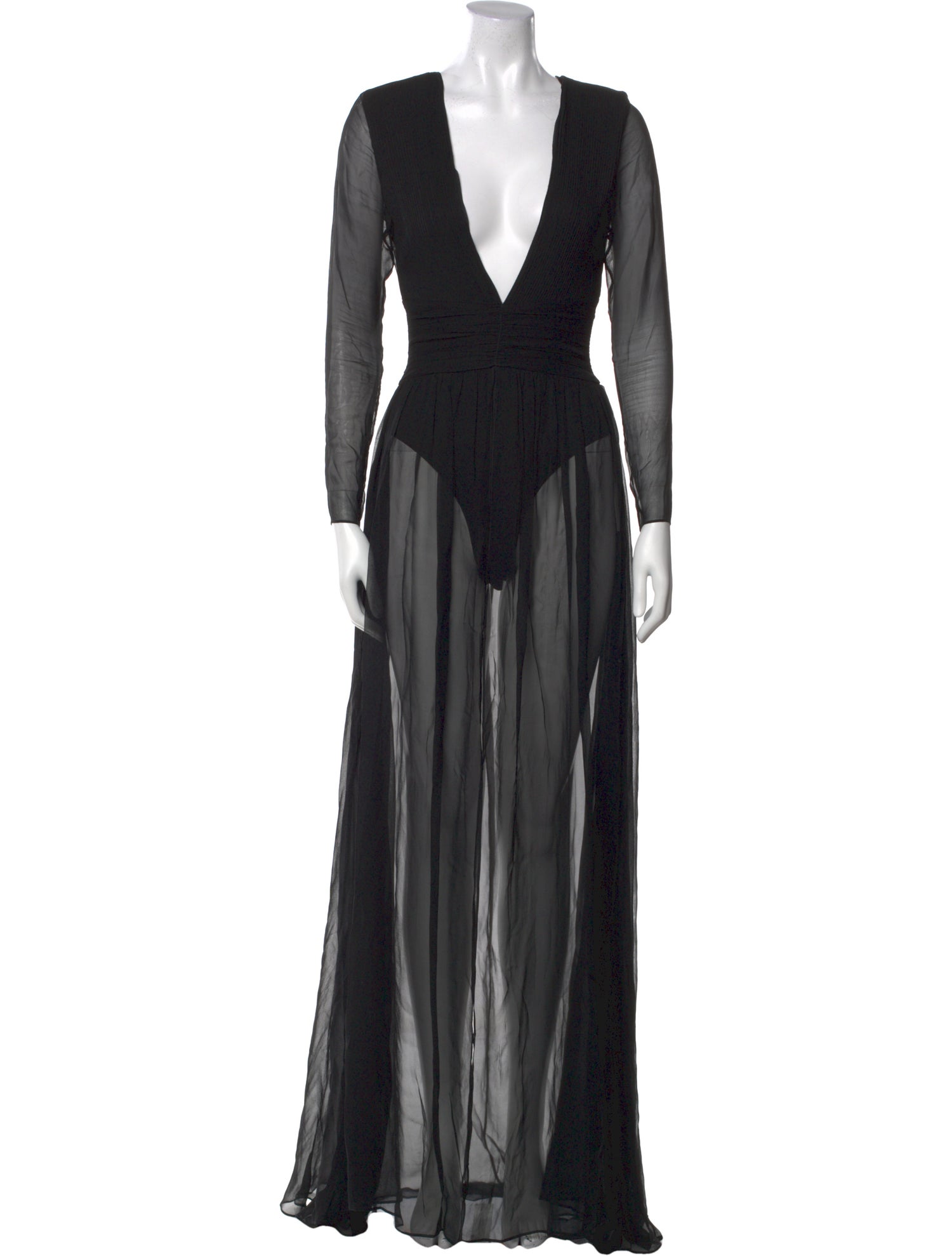 Retrofête Silk Long Dress