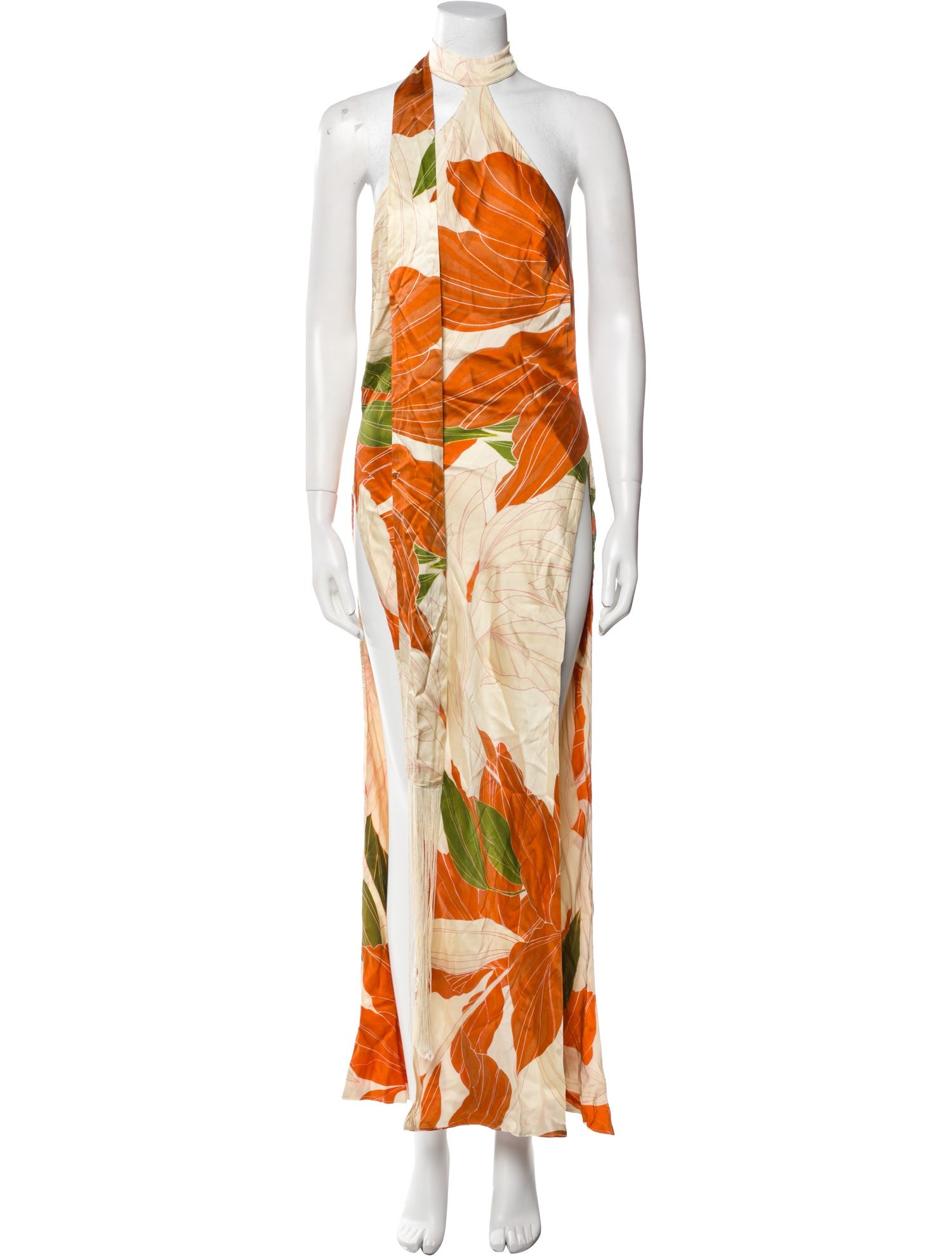 Retrofête Silk Long Dress