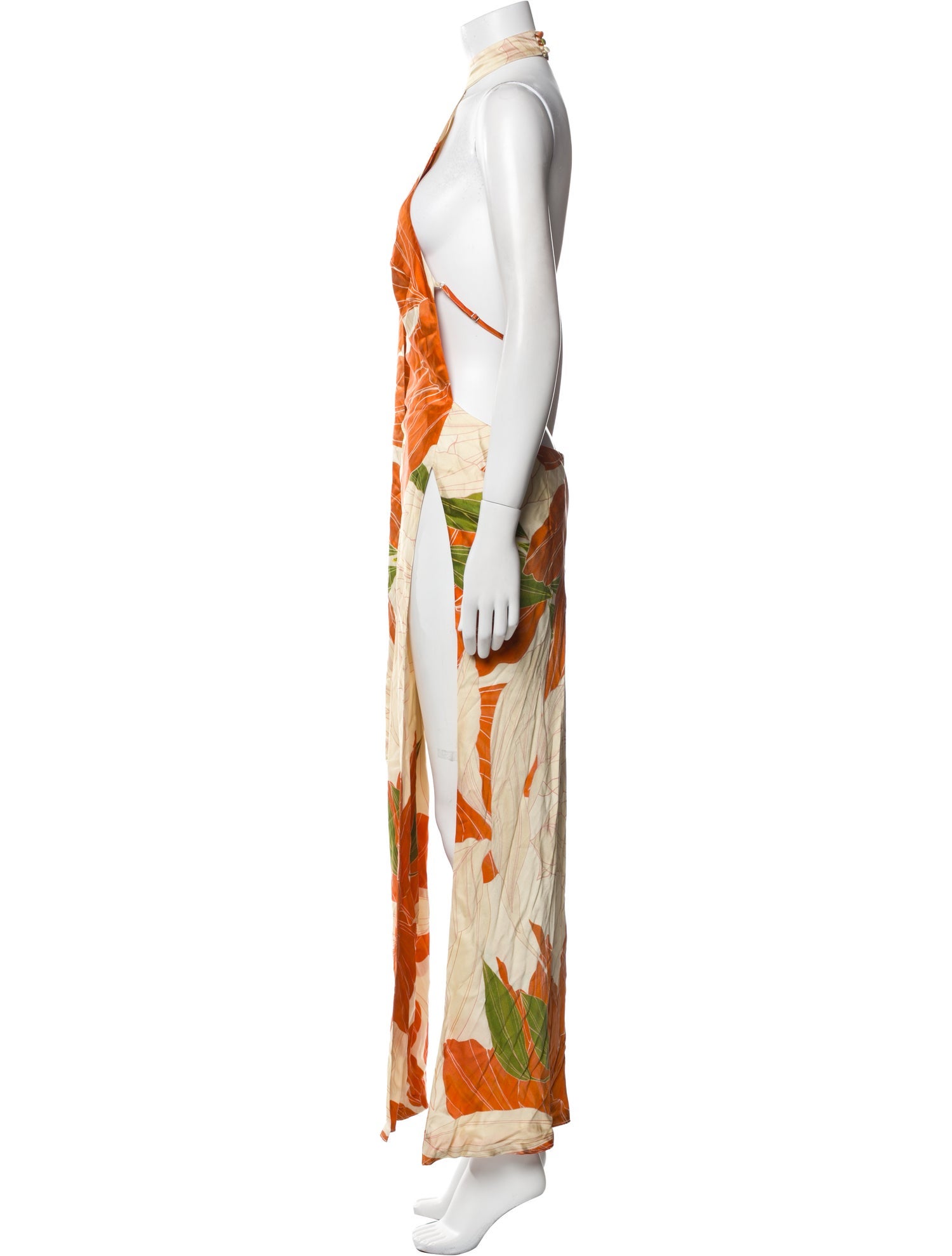 Retrofête Silk Long Dress