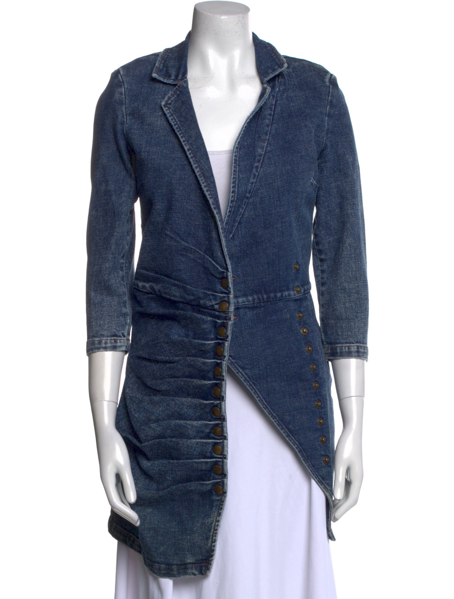 Retrofête V-Neck Knee-Length Dress