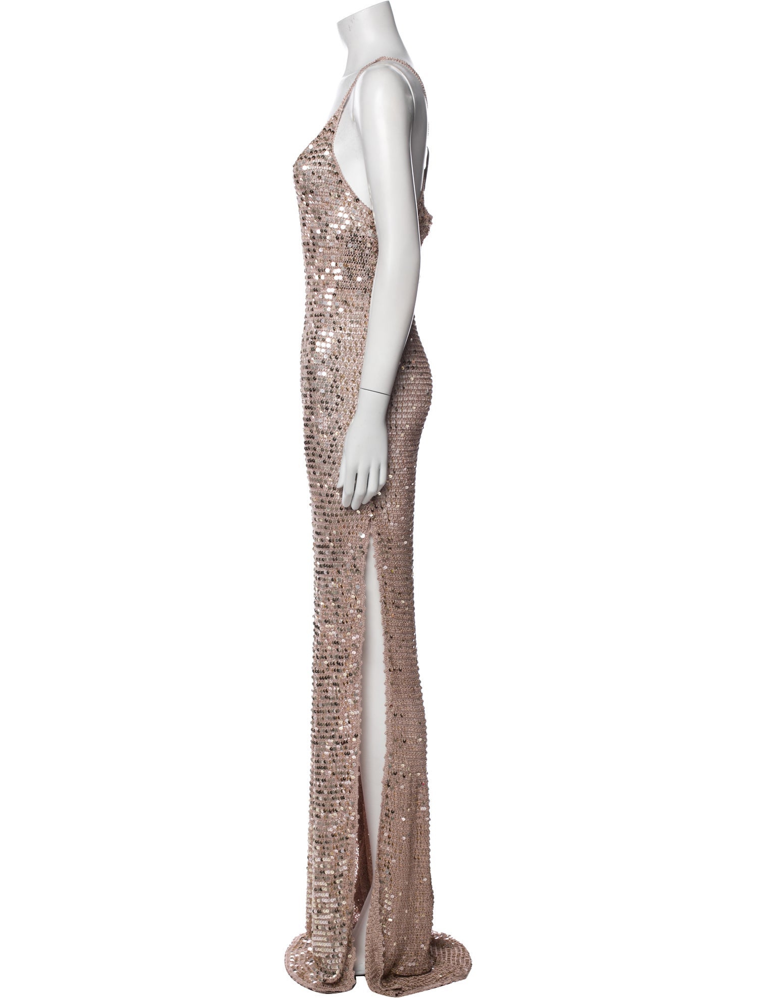 Retrofête V-Neck Long Dress w/ Tags