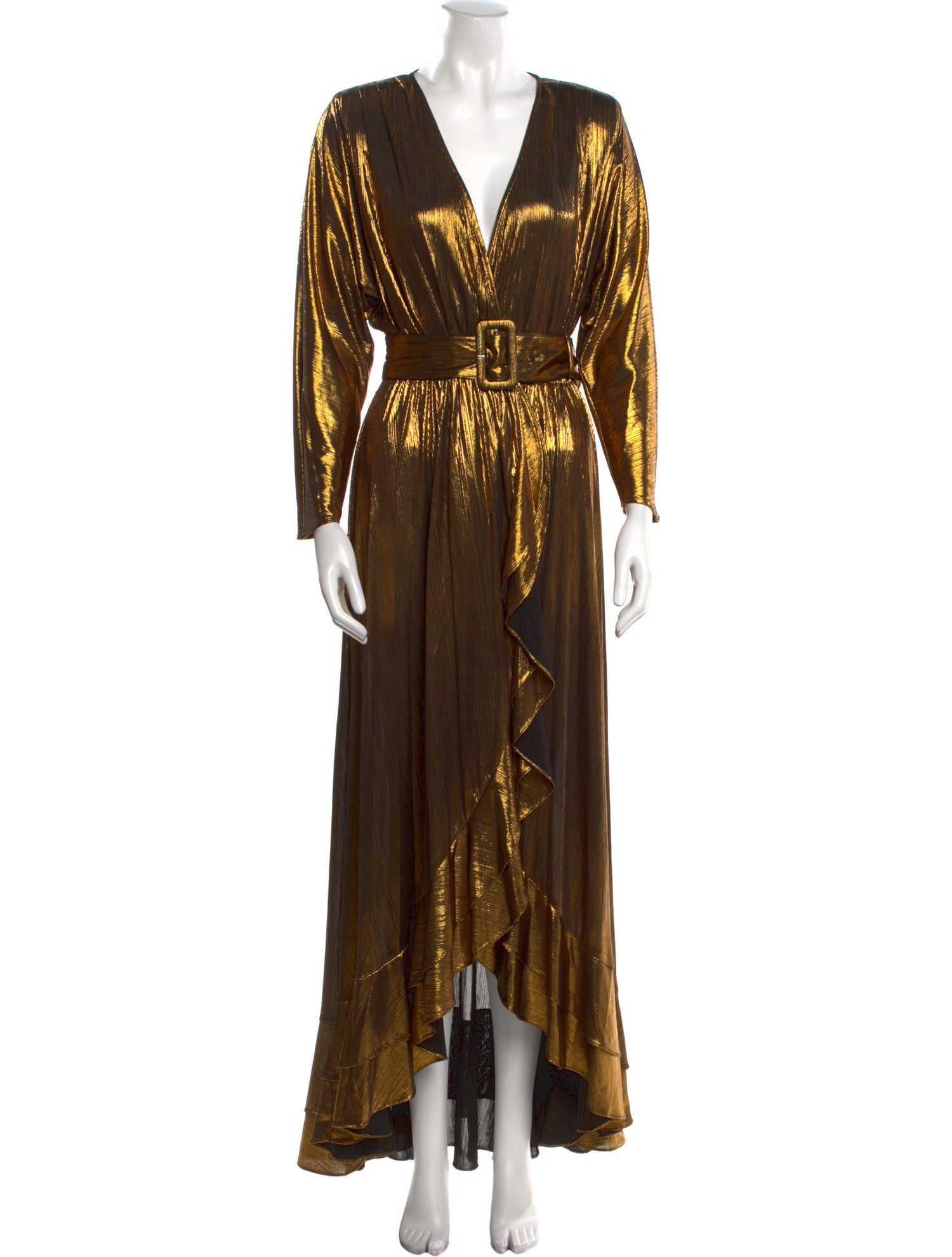 Retrofête V-Neck Long Dress