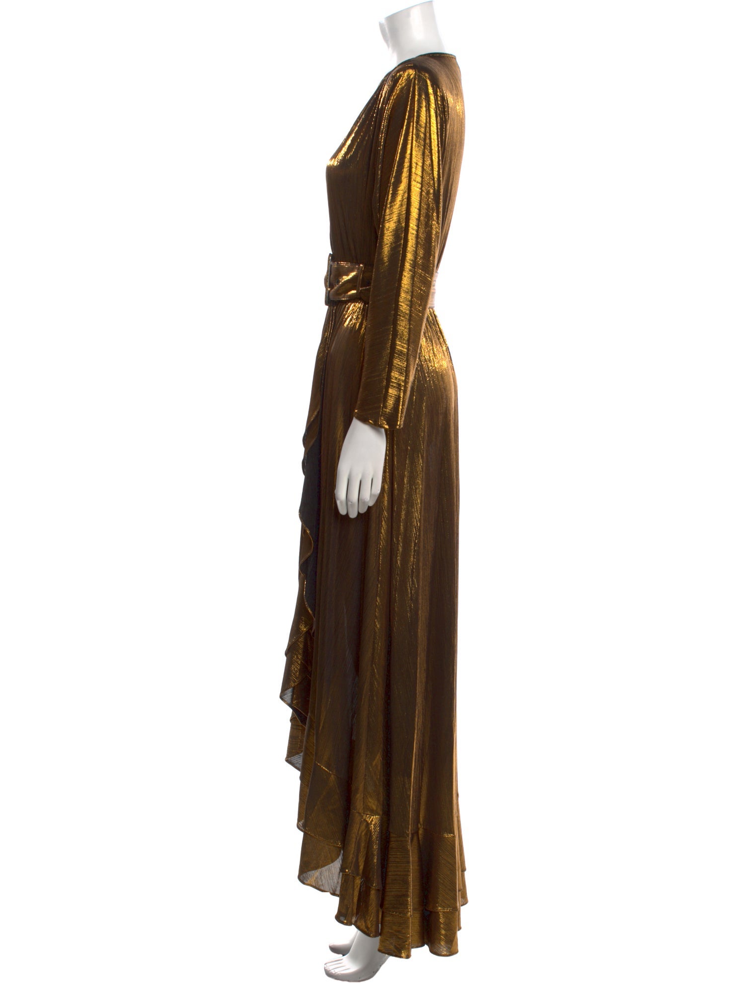Retrofête V-Neck Long Dress