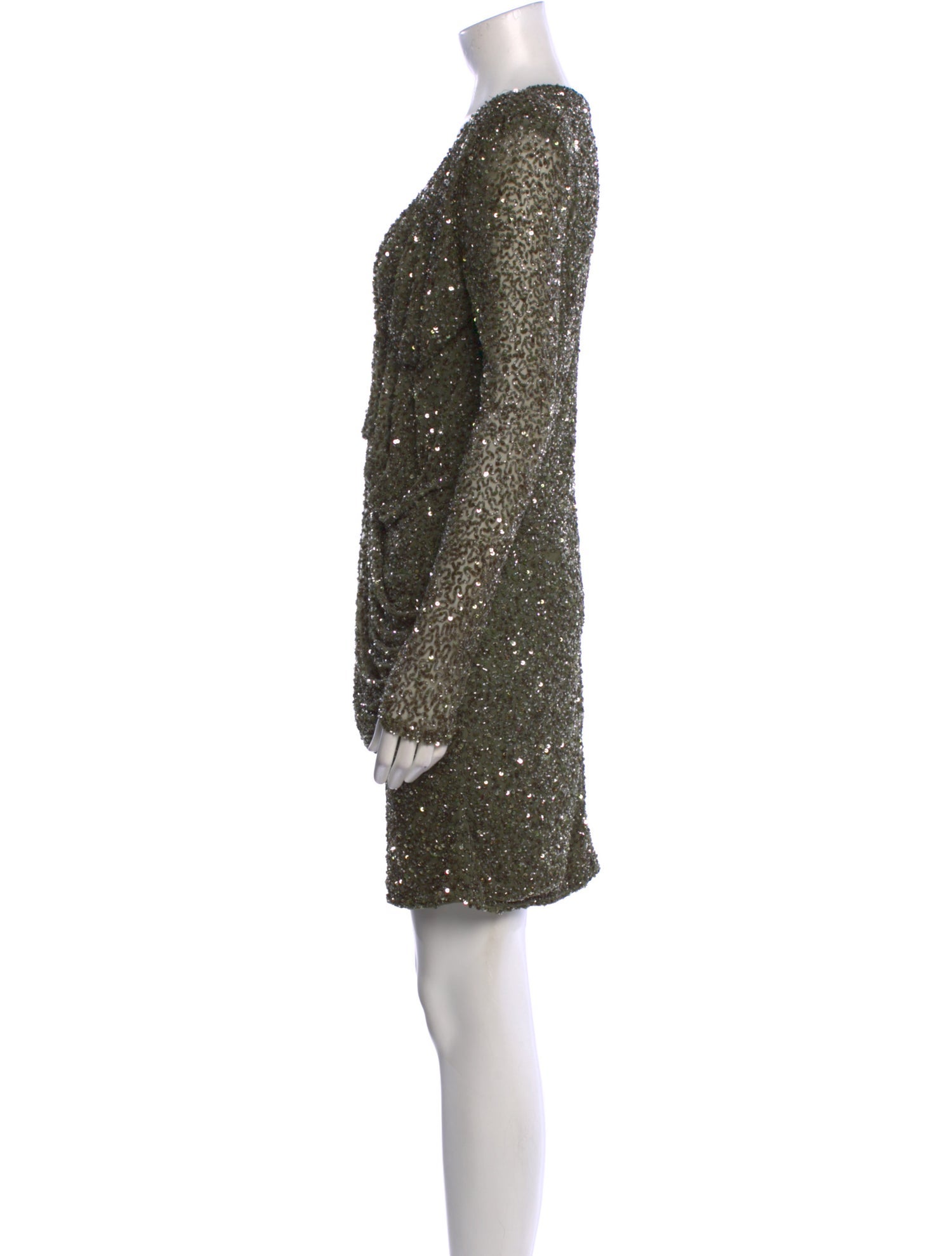 Retrofête V-Neck Mini Dress