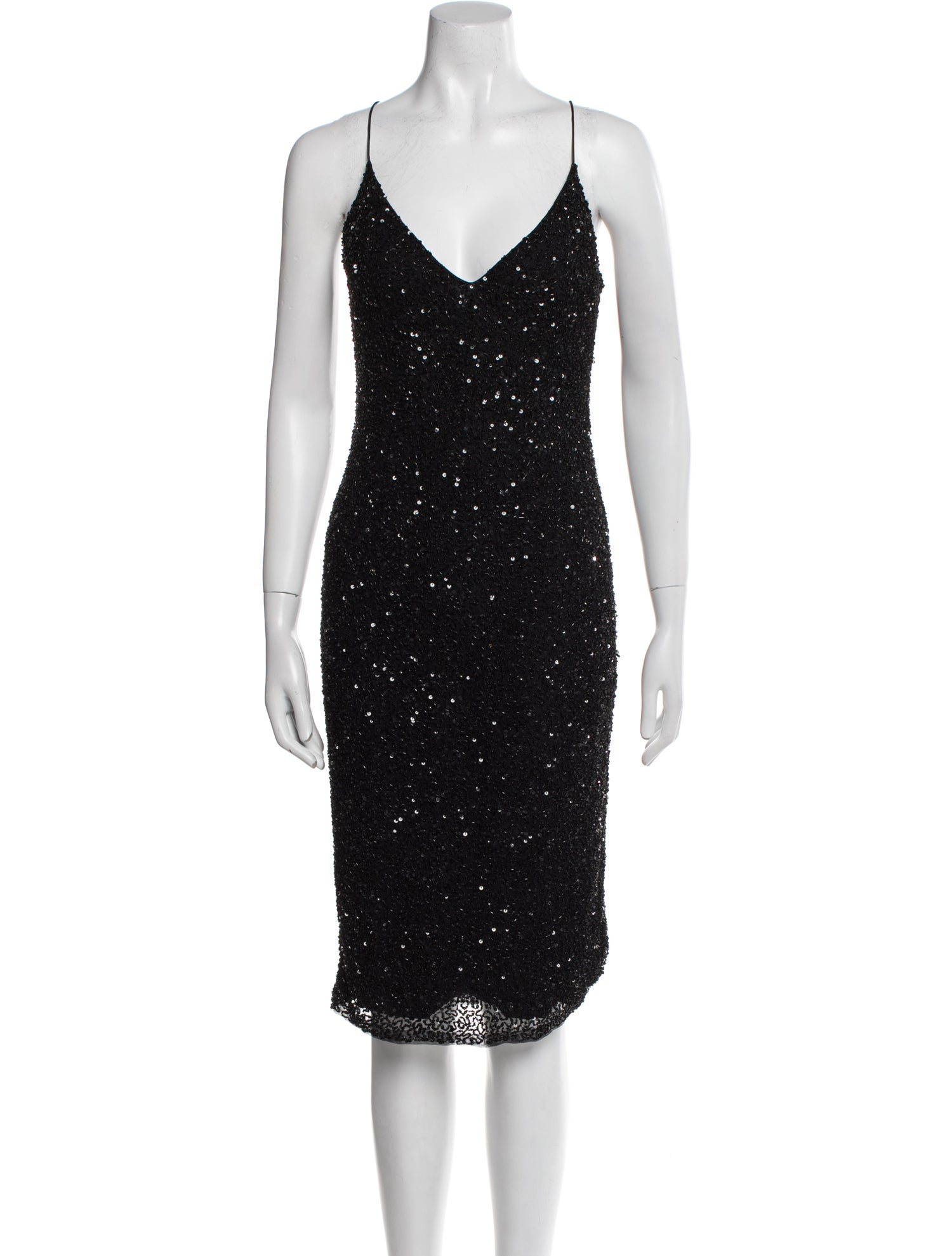 Retrofête V-Neck Midi Length Dress