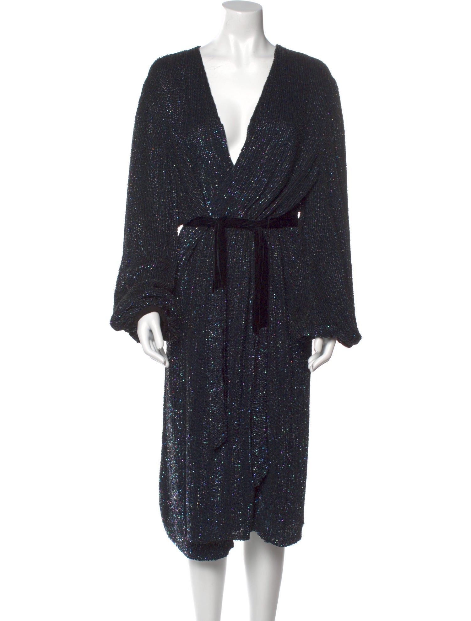 Retrofête V-Neck Midi Length Dress