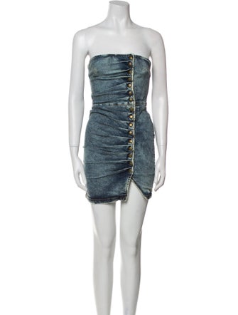 Retrofête Strapless Mini Dress