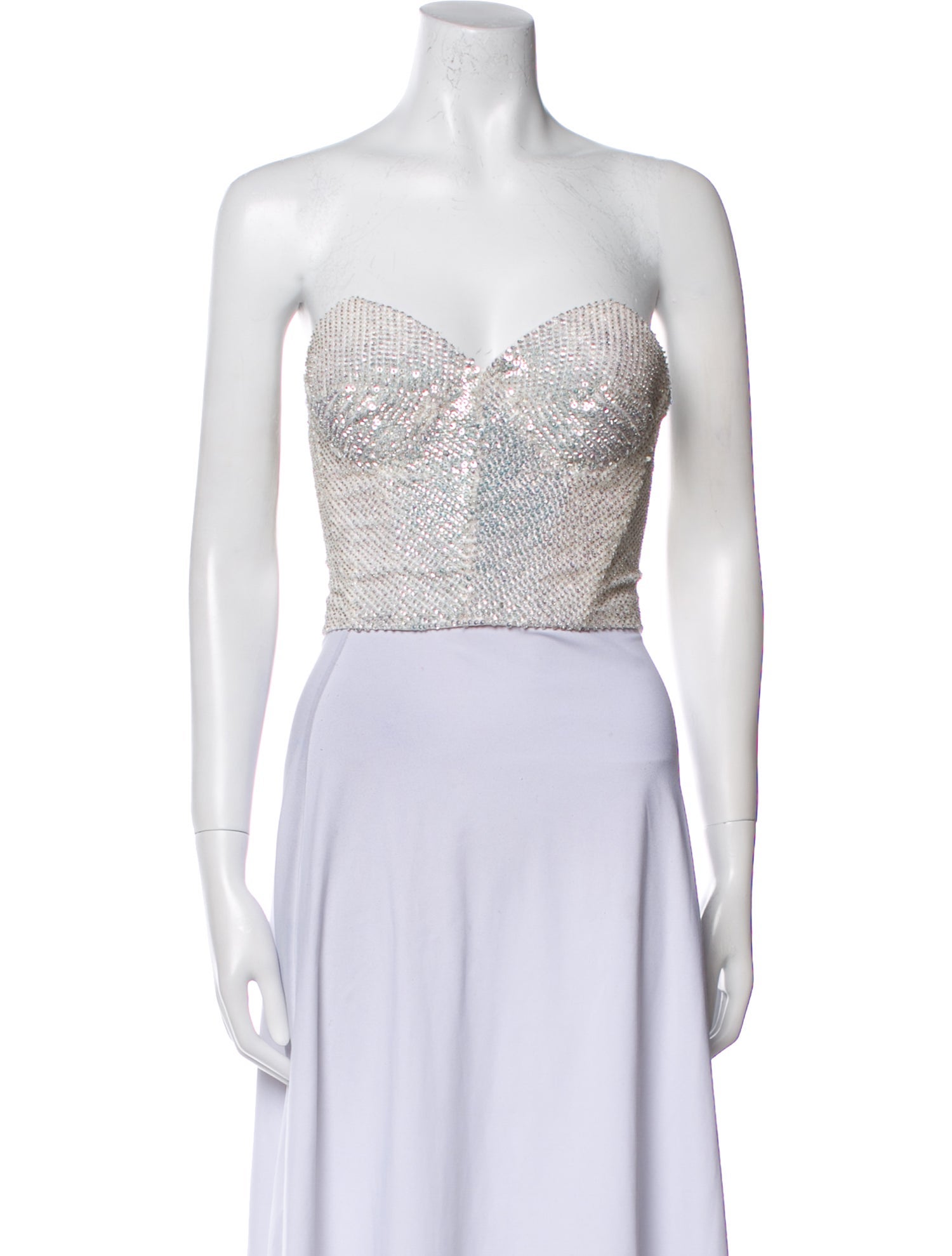 Retrofête Strapless Crop Top