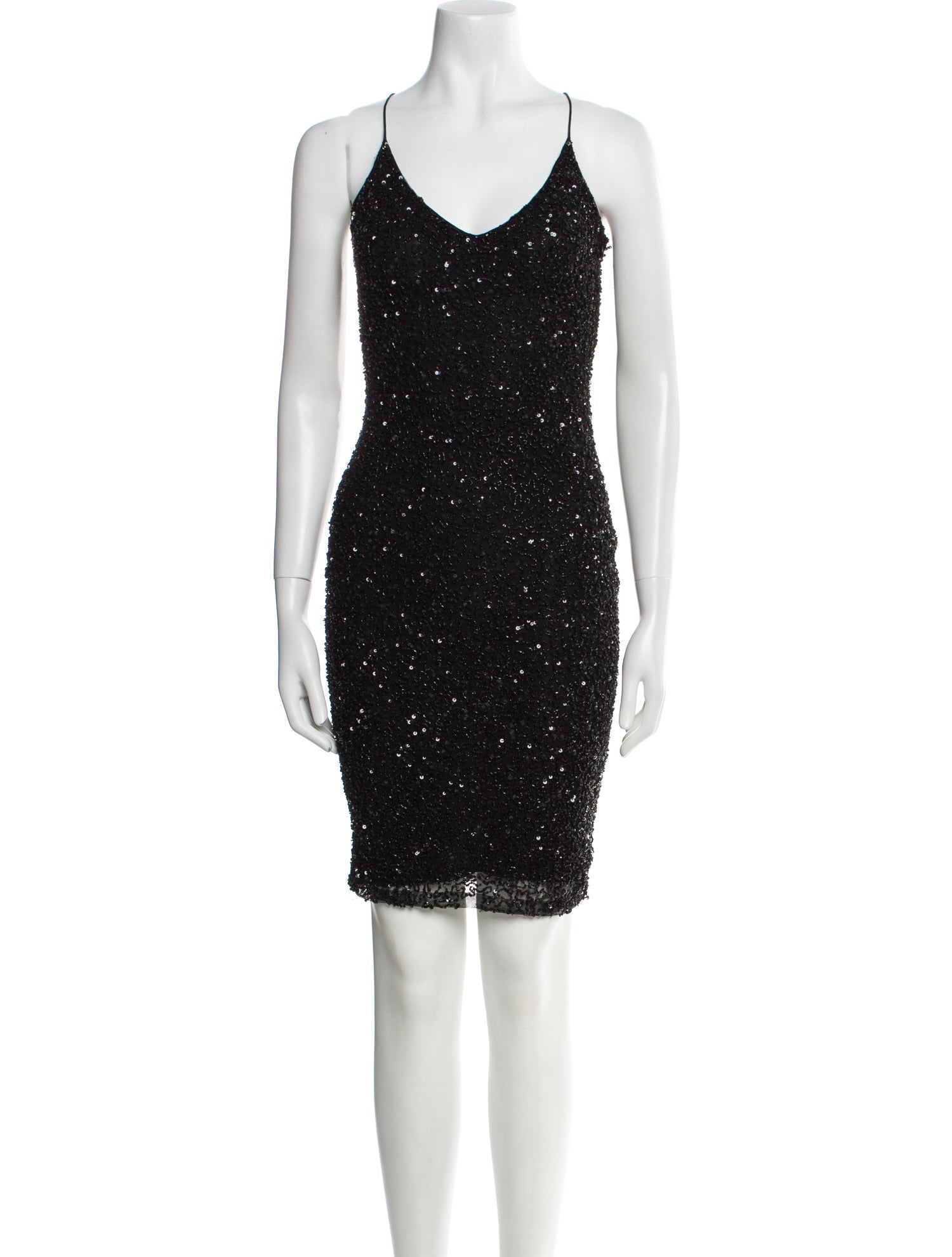 Retrofête V-Neck Knee-Length Dress w/ Tags