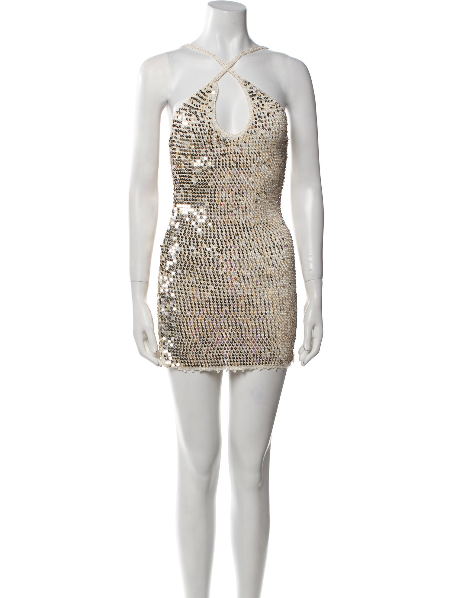 Retrofête Halterneck Mini Dress w/ Tags