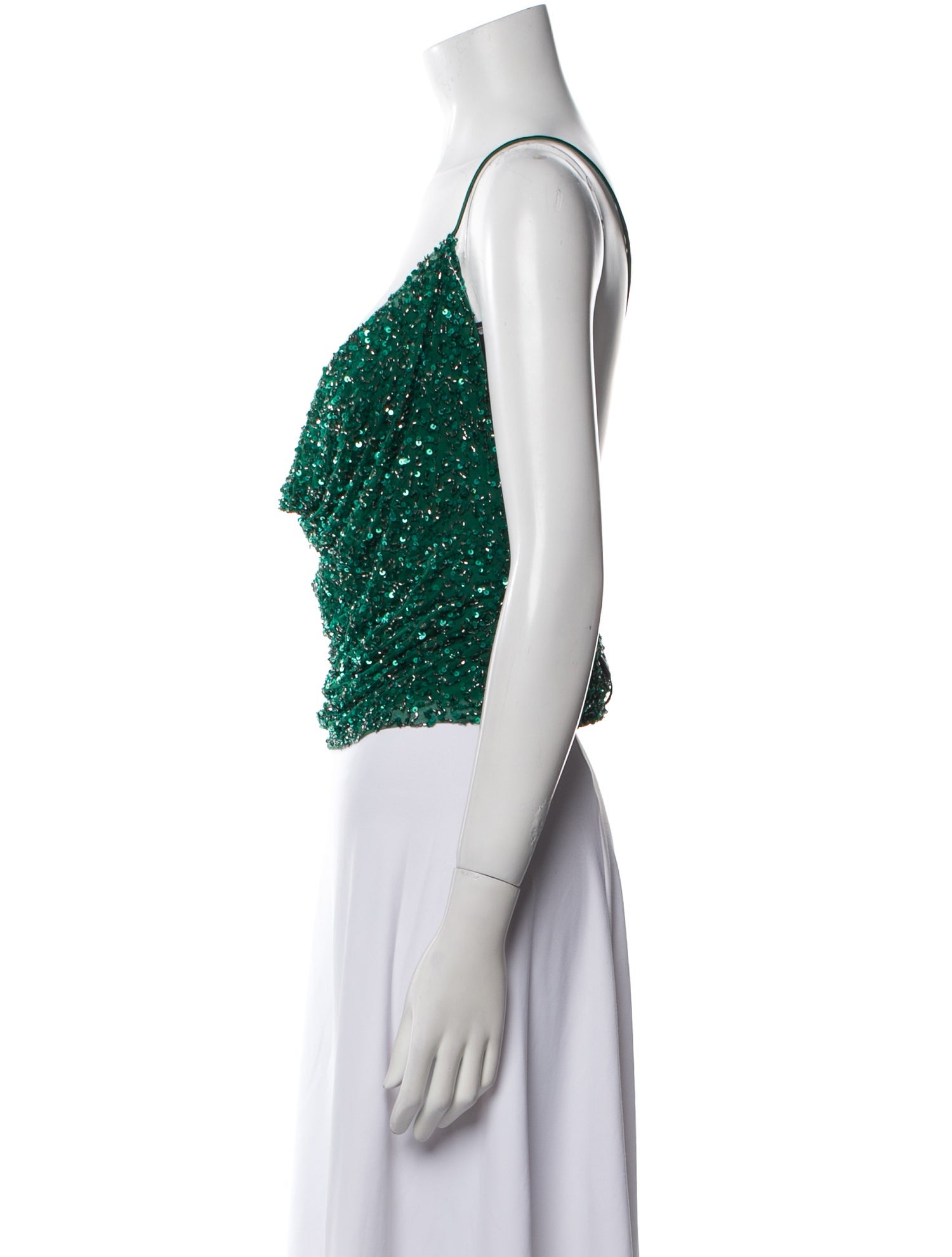 Retrofête Cowl Neck Sleeveless Crop Top w/ Tags