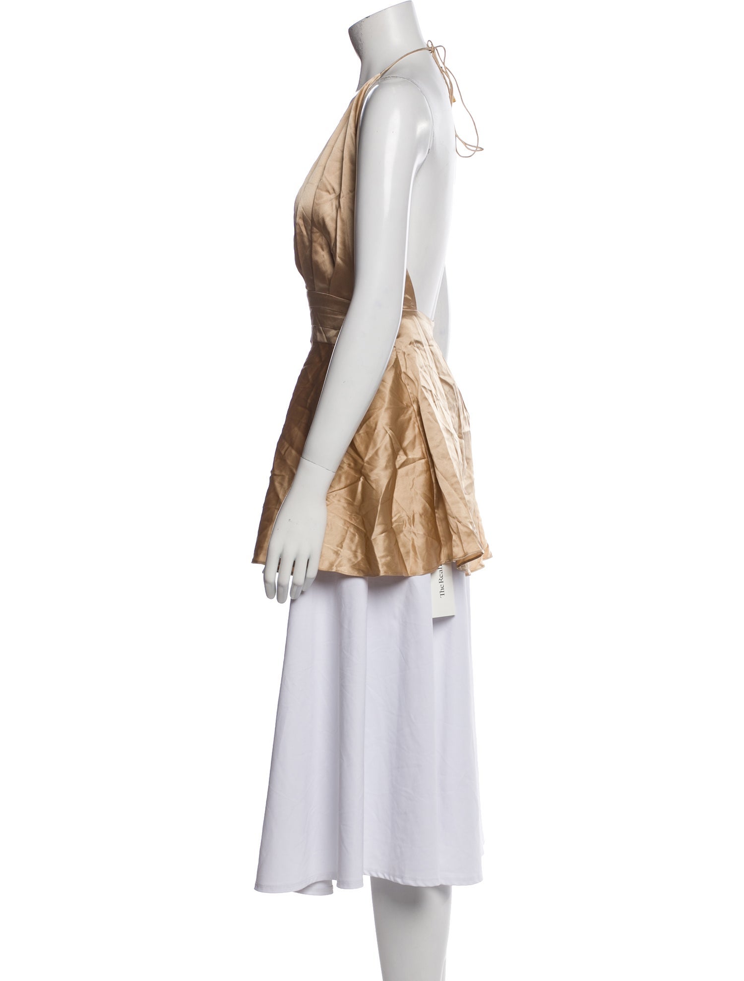 Retrofête Silk Halterneck Tunic