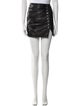 Retrofête Leather Mini Skirt