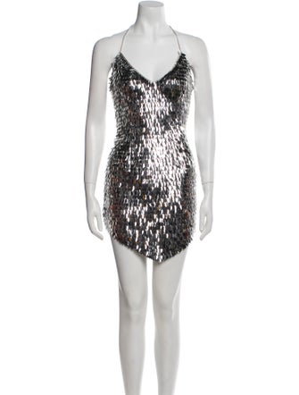 Retrofête V-Neck Mini Dress