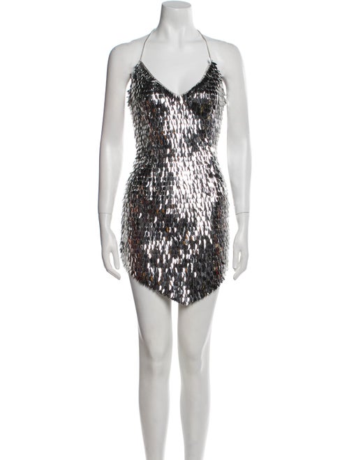 Retrofête V-Neck Mini Dress