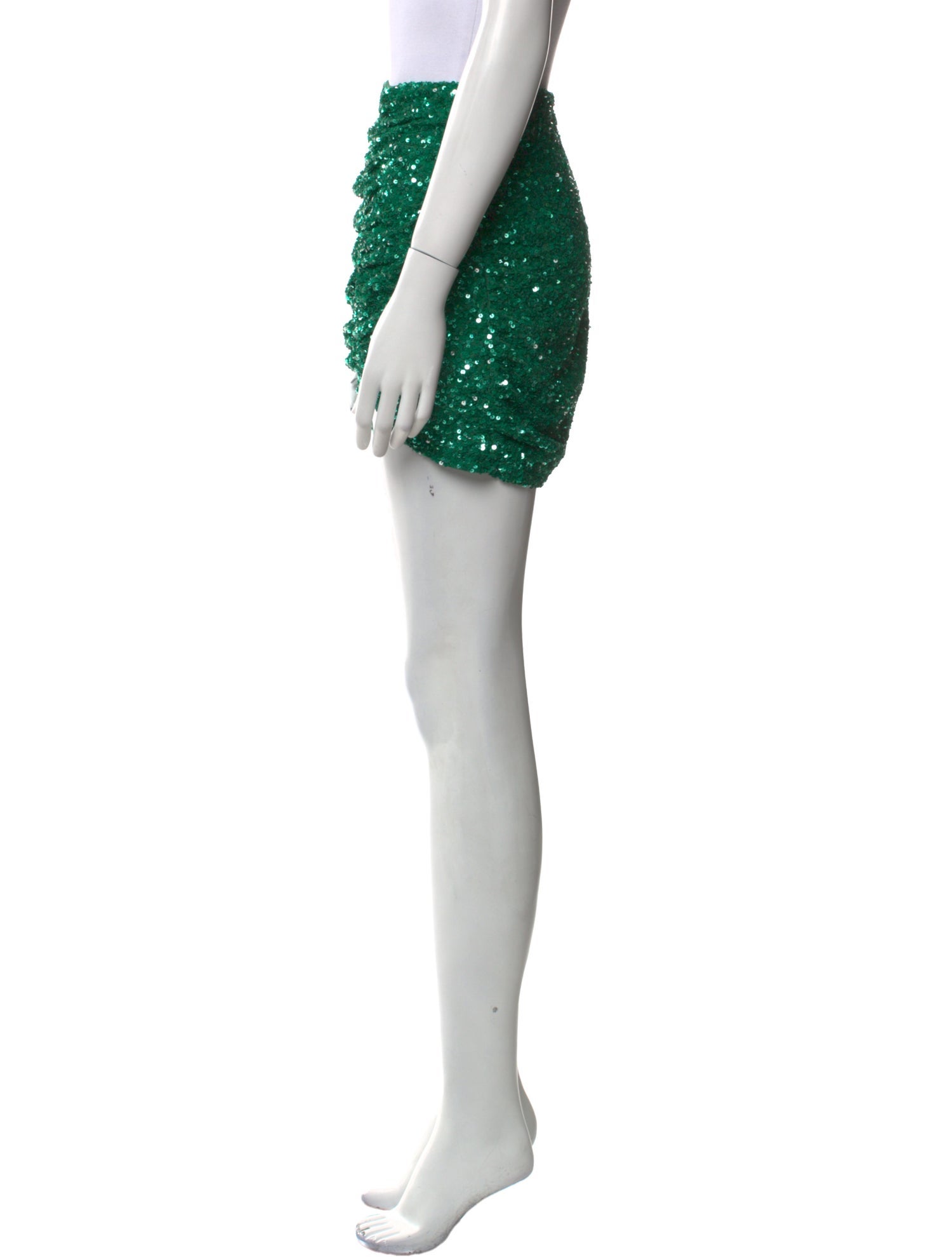 Retrofête Pleated Accents Mini Skirt