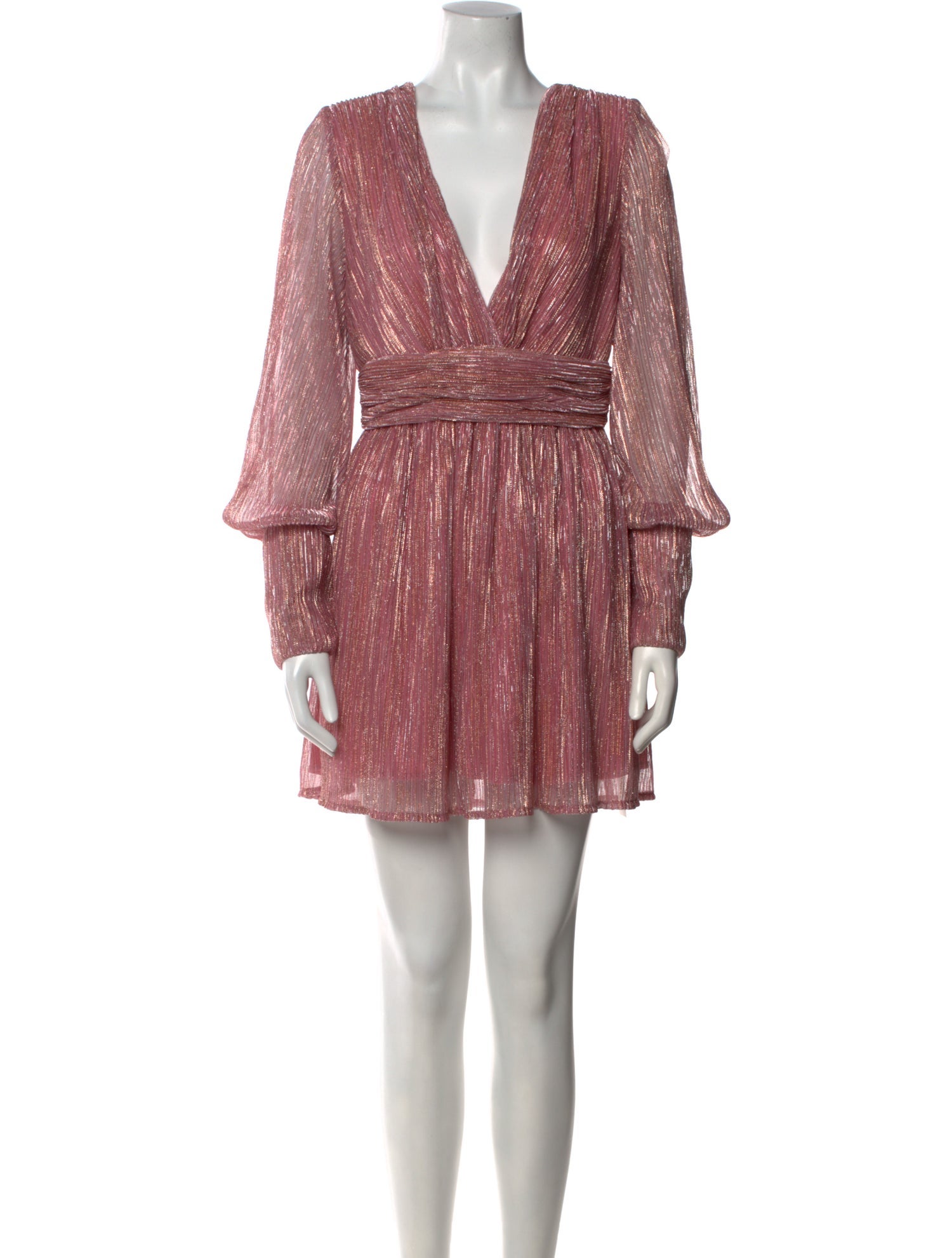 Retrofête V-Neck Mini Dress