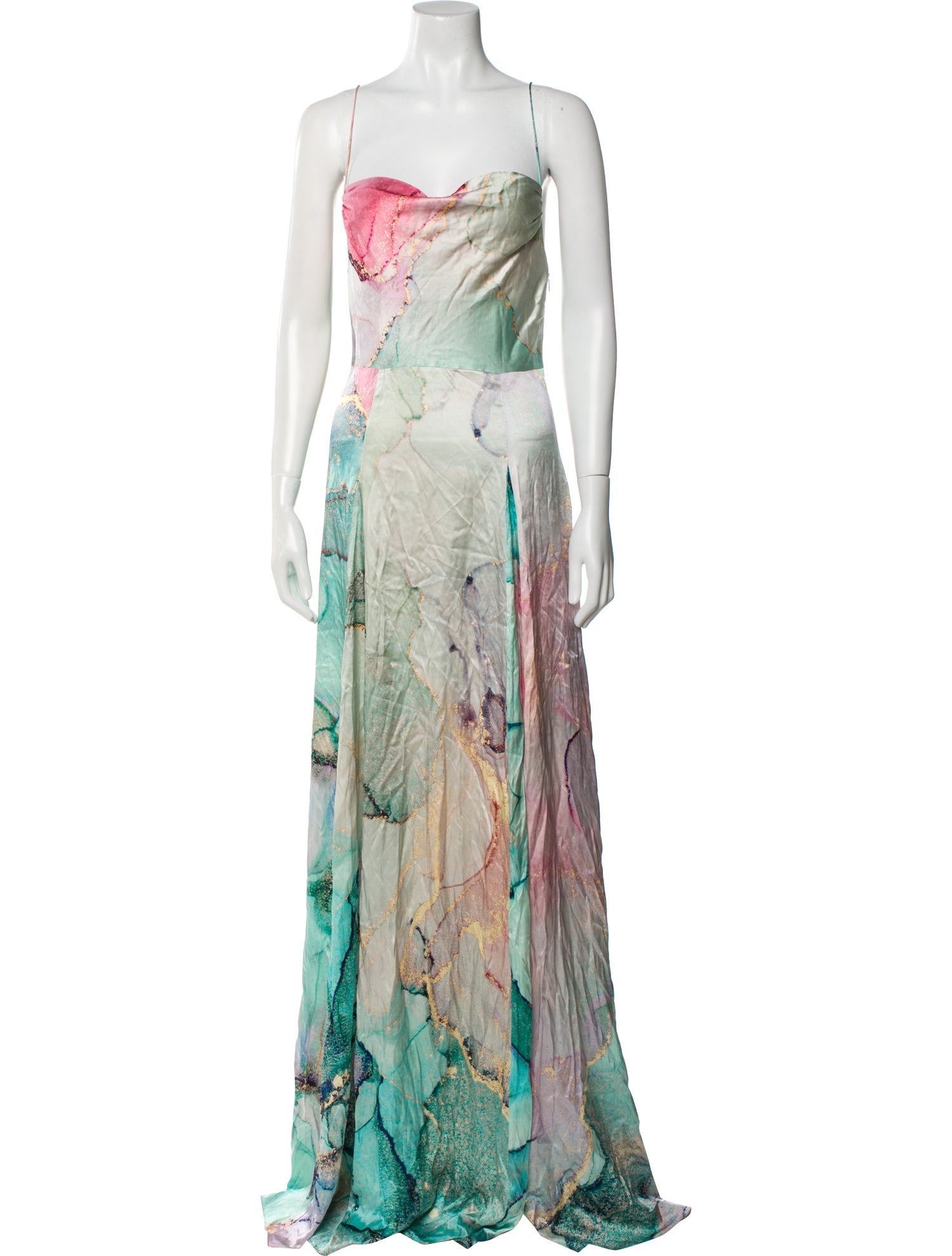 Retrofête Printed Long Dress
