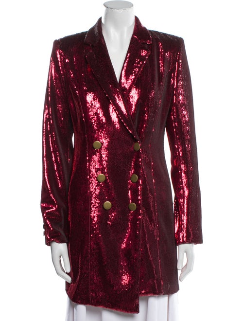 Retrofête Sequin Patterned Trench Coat