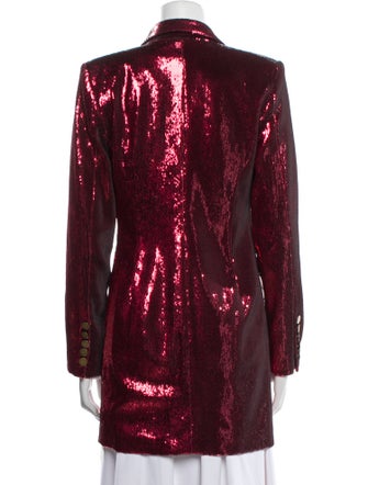 Retrofête Sequin Patterned Trench Coat