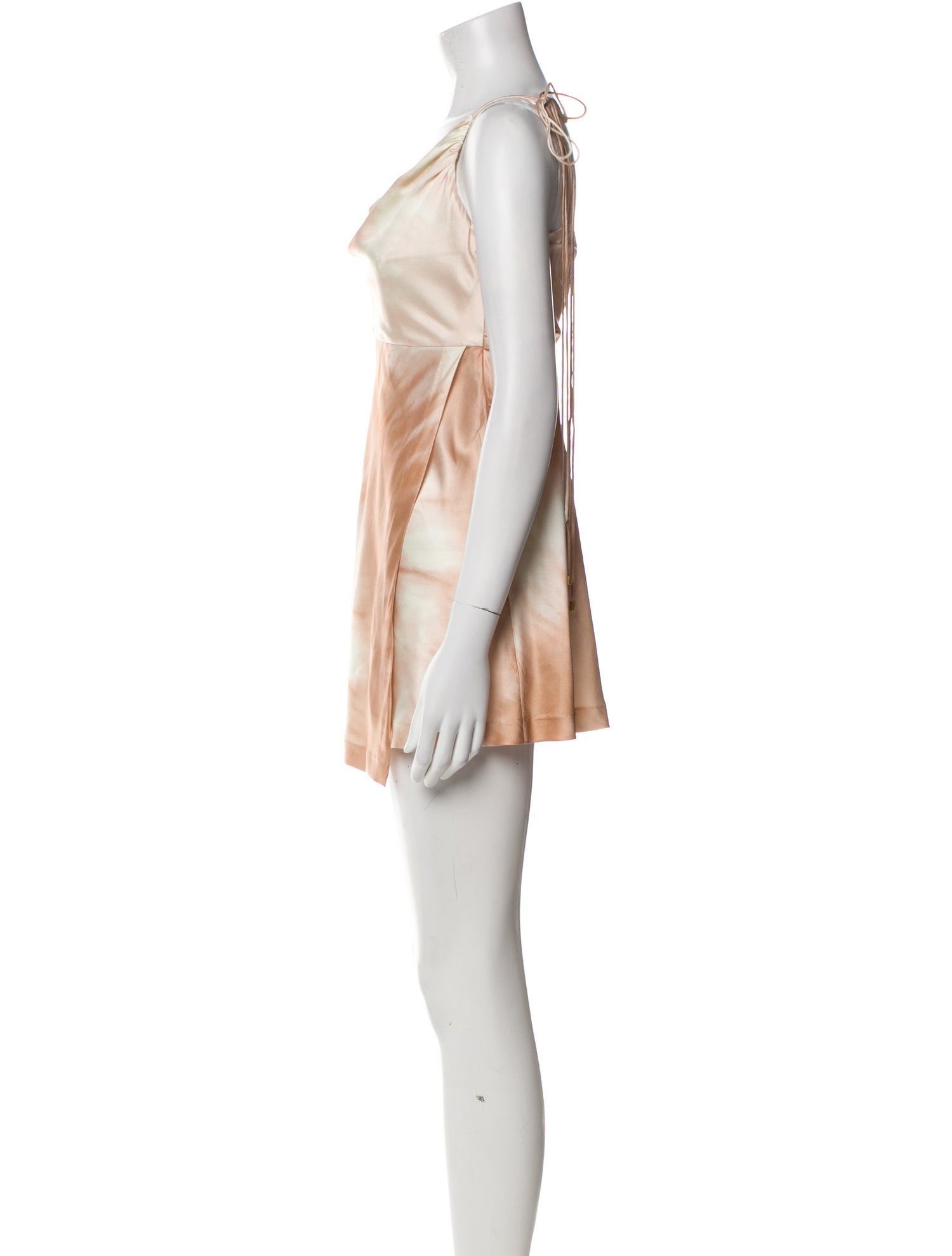 Retrofête Silk Knee-Length Dress