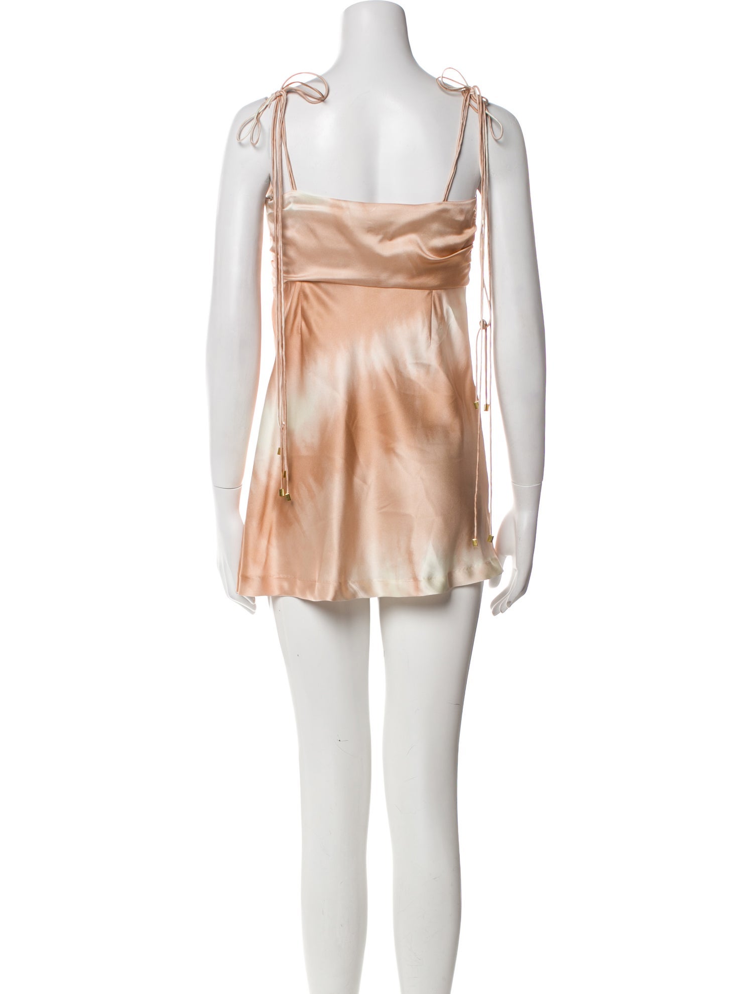 Retrofête Silk Knee-Length Dress