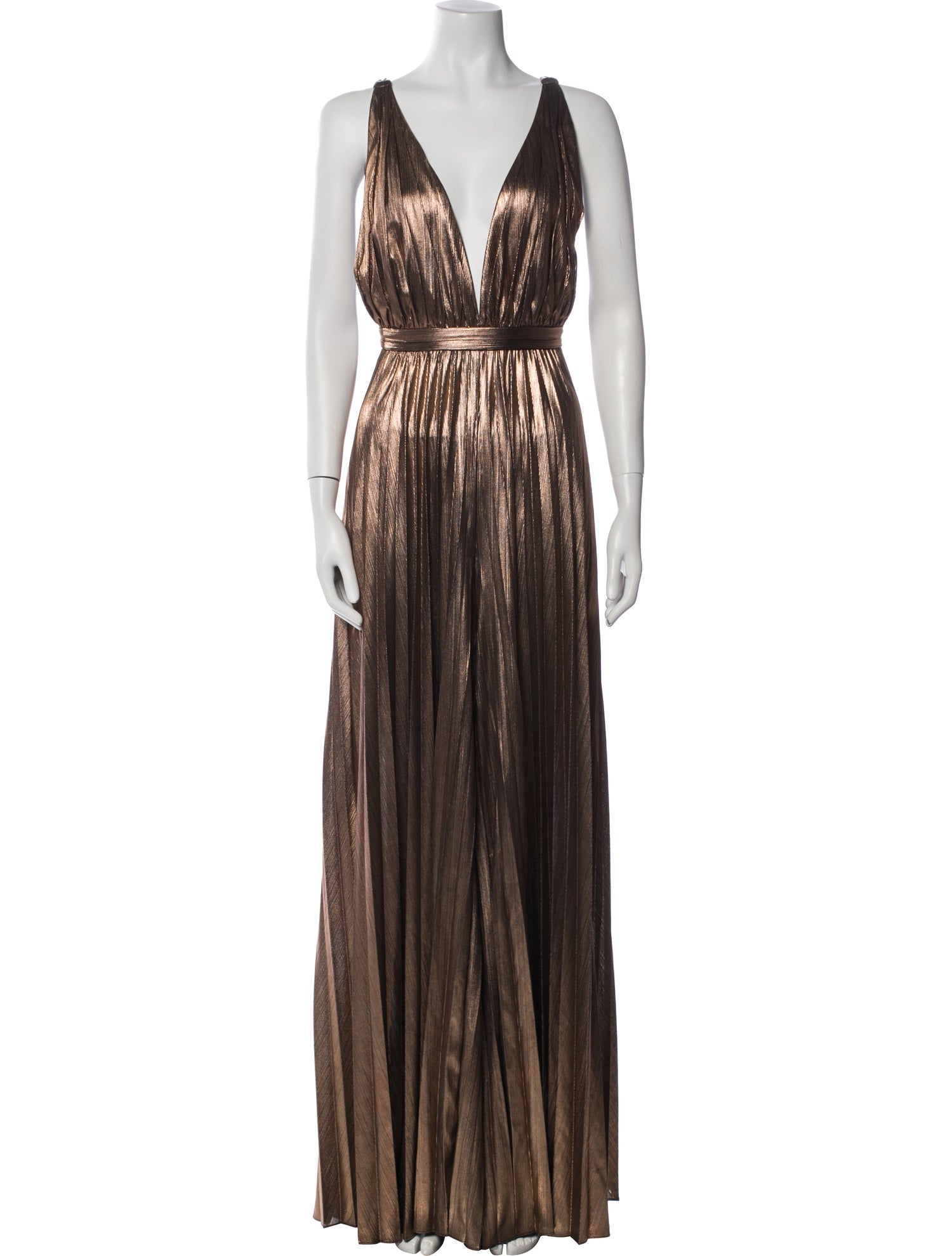 Retrofête Plunge Neckline Jumpsuit