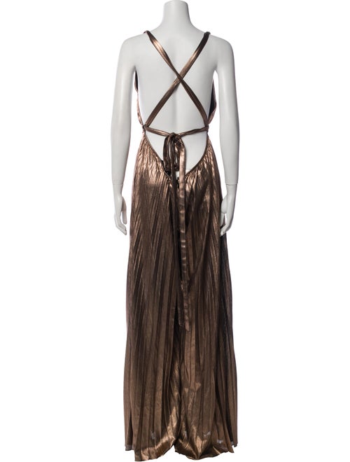 Retrofête Plunge Neckline Jumpsuit