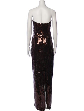 Retrofête Strapless Long Dress