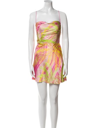 Retrofête Silk Mini Dress