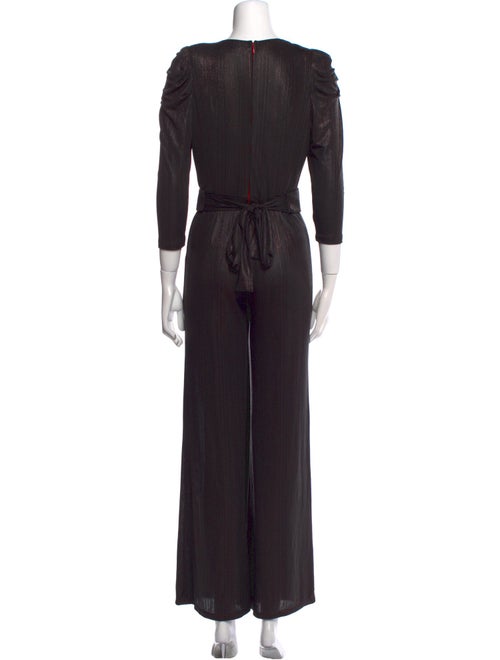 Retrofête Plunge Neckline Jumpsuit