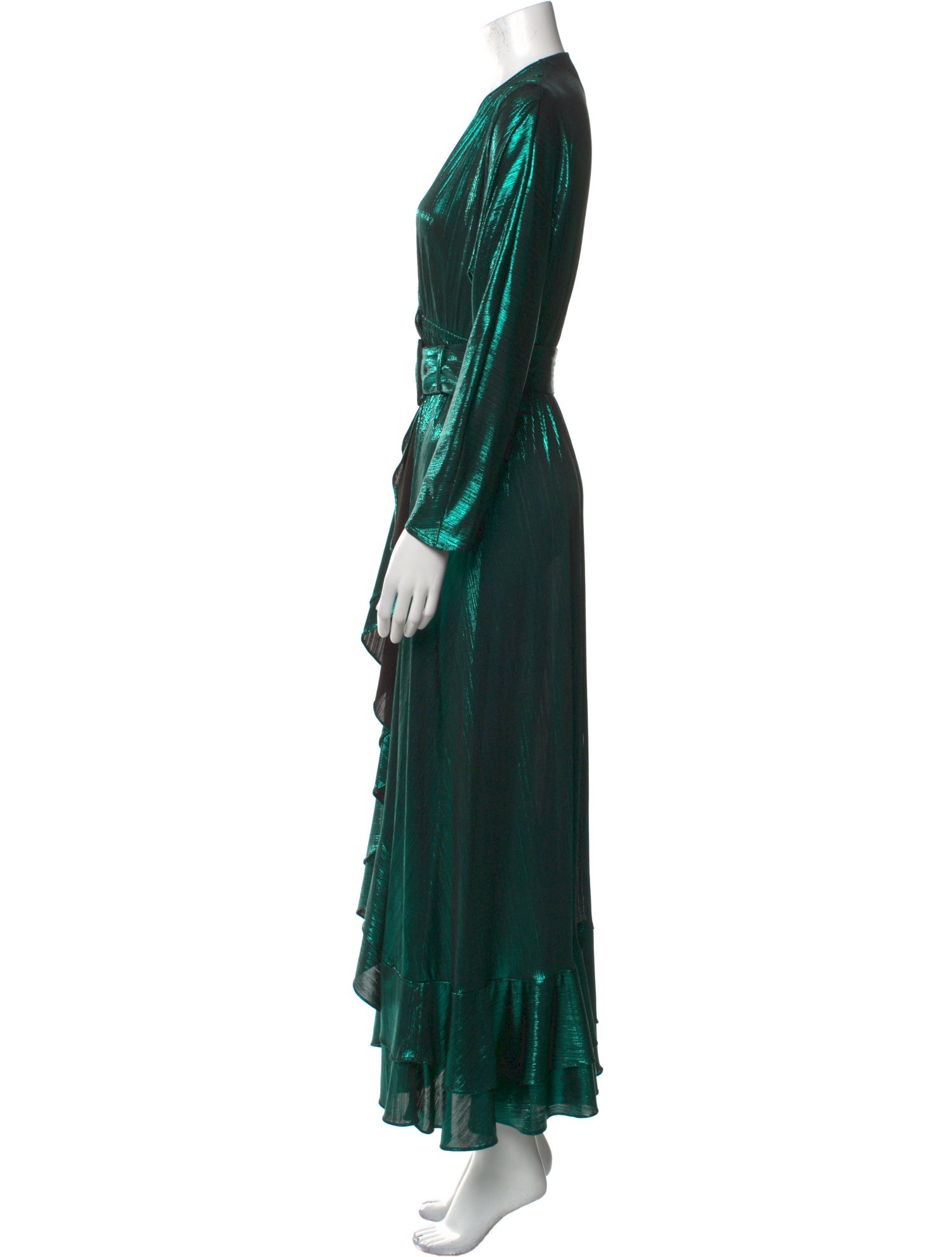 Retrofête V-Neck Long Dress
