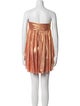 Retrofête Strapless Mini Dress