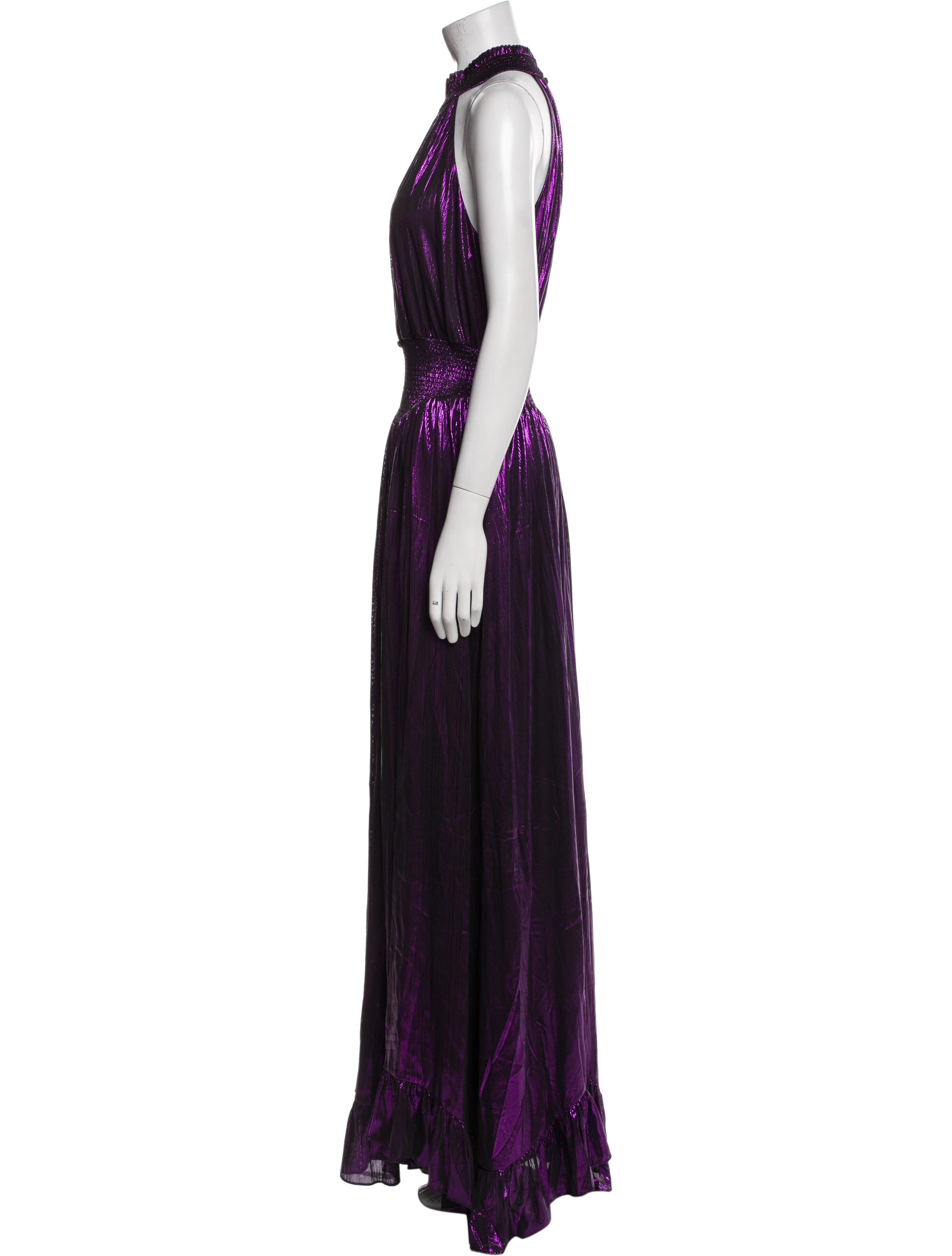 Retrofête Halterneck Long Dress w/ Tags