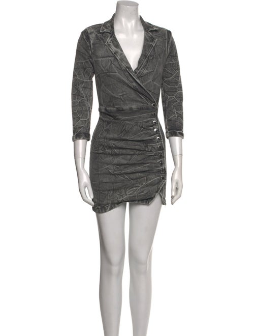 Retrofête V-Neck Mini Dress