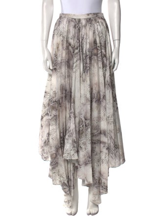 Retrofête Printed Long Skirt