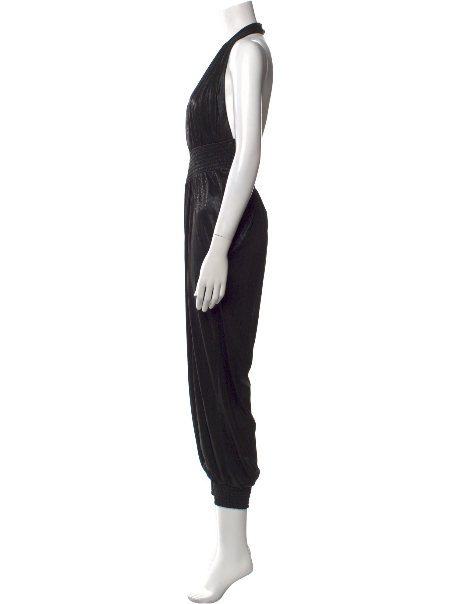 Retrofête Plunge Neckline Jumpsuit