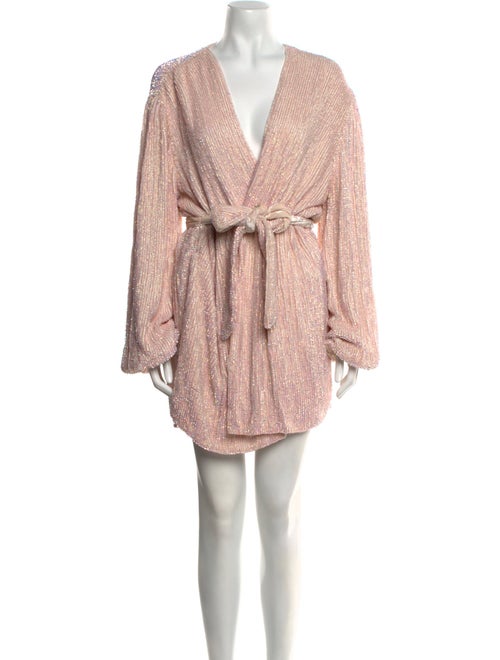 Retrofête Patterned V-Neck Tunic