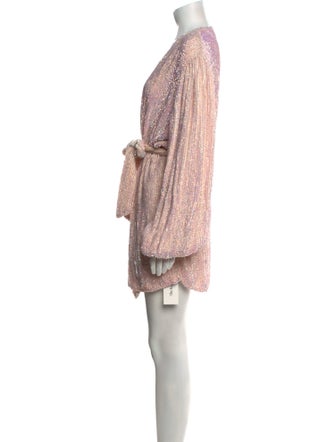 Retrofête Patterned V-Neck Tunic