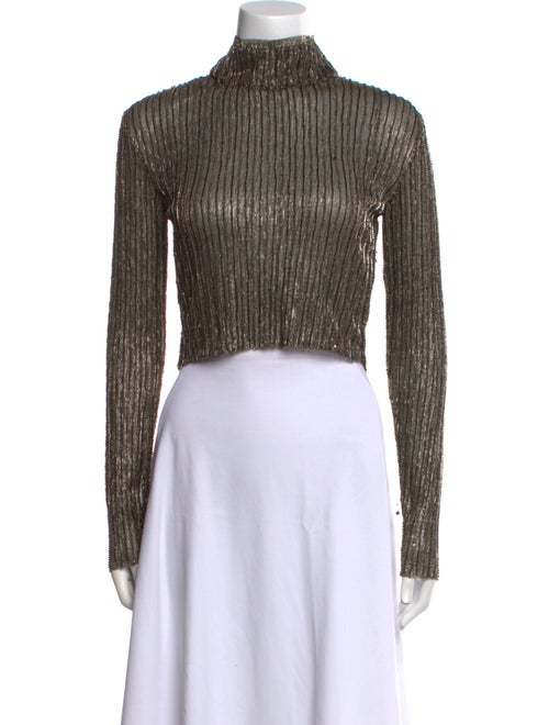 Retrofête Turtleneck Long Sleeve Crop Top