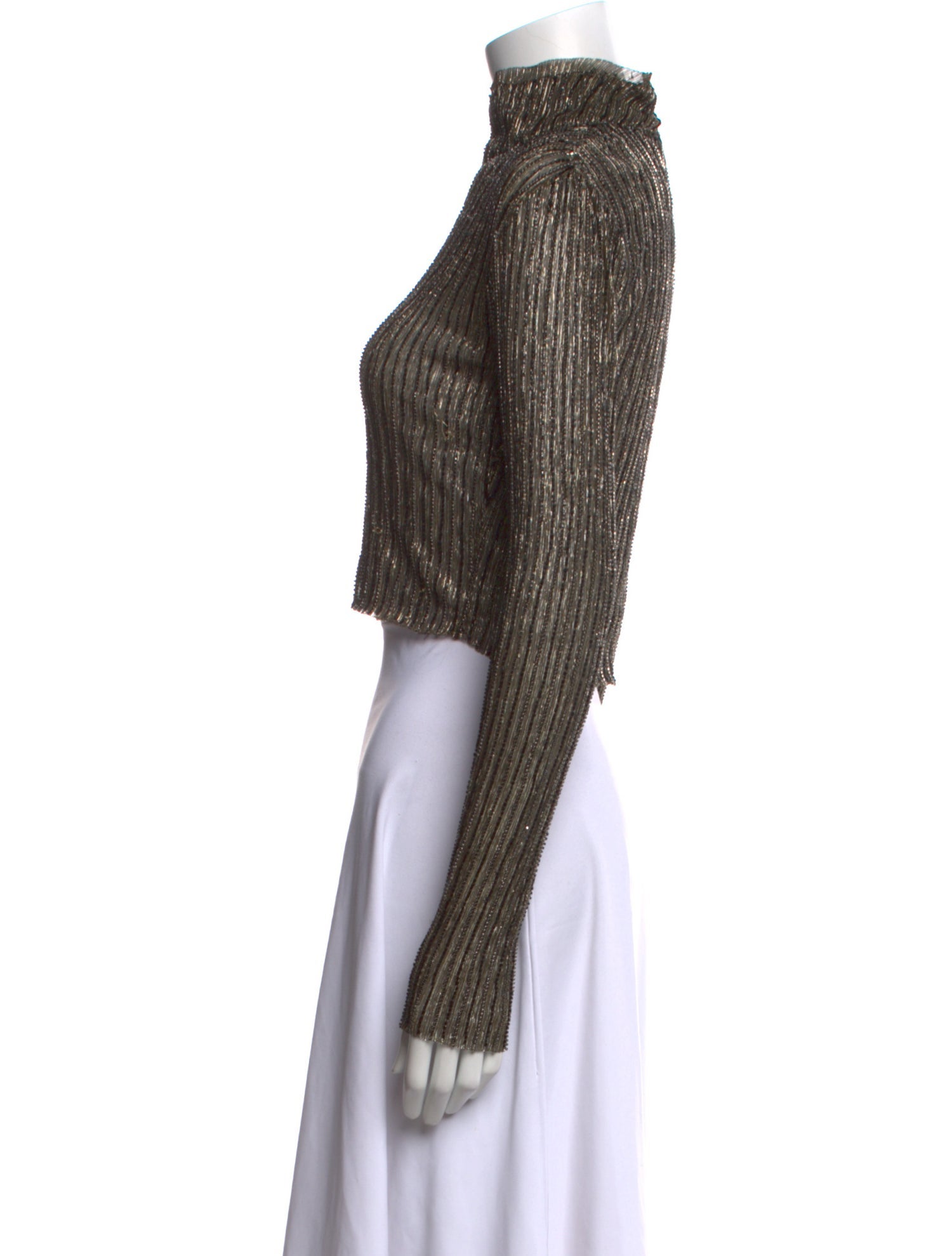 Retrofête Turtleneck Long Sleeve Crop Top