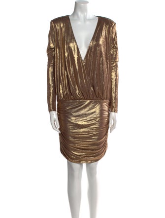 Retrofête V-Neck Mini Dress