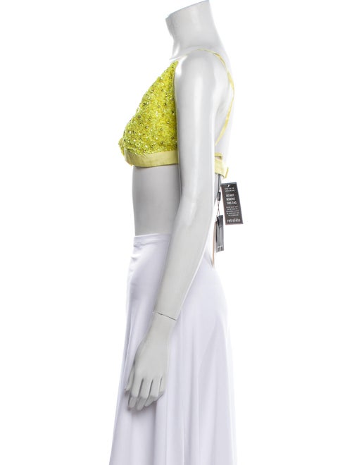 Retrofête Halterneck Sleeveless Crop Top