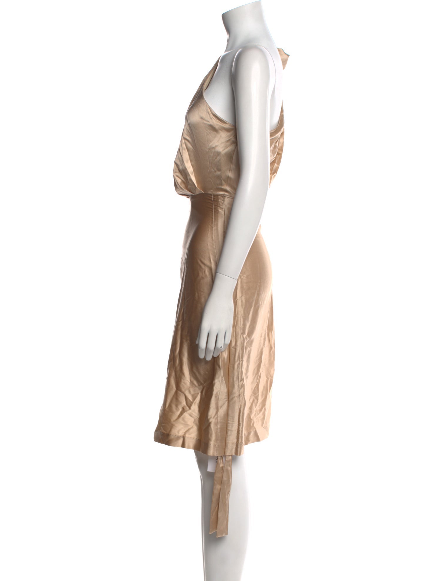 Retrofête Silk Midi Length Dress